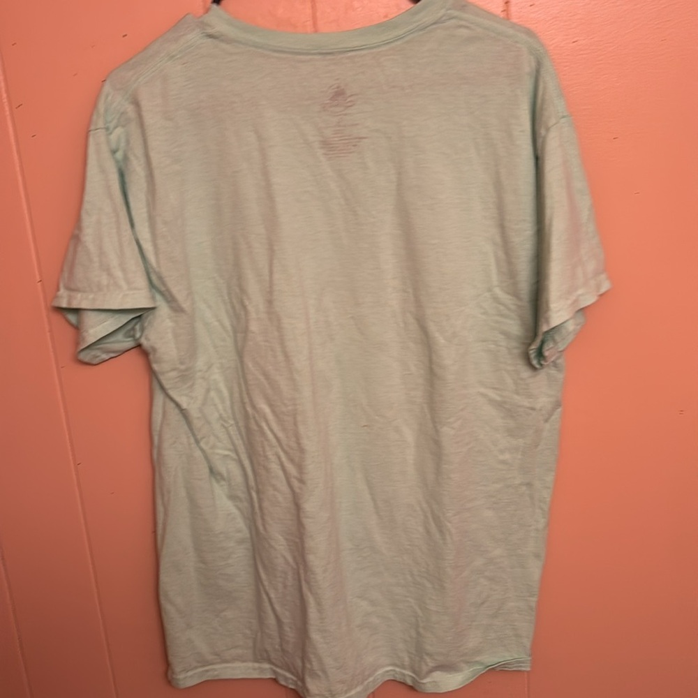 Disney Light Green Ladies T-Shirt with Mickey and Friends. Size Large. GUC - Picture 5 of 5